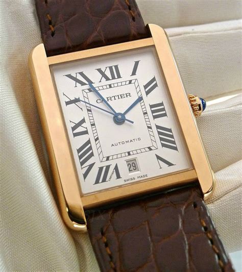 cartier mens tank watch replica|cartier tank watch copy.